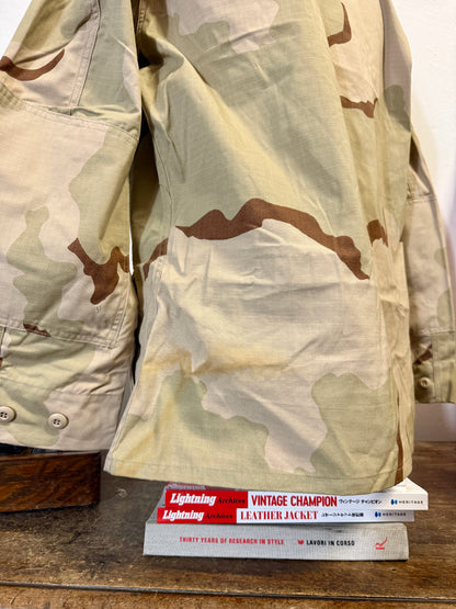Deadstock BDU Camo Jacket Rip Stop US Army –  Faded “L/XL”
