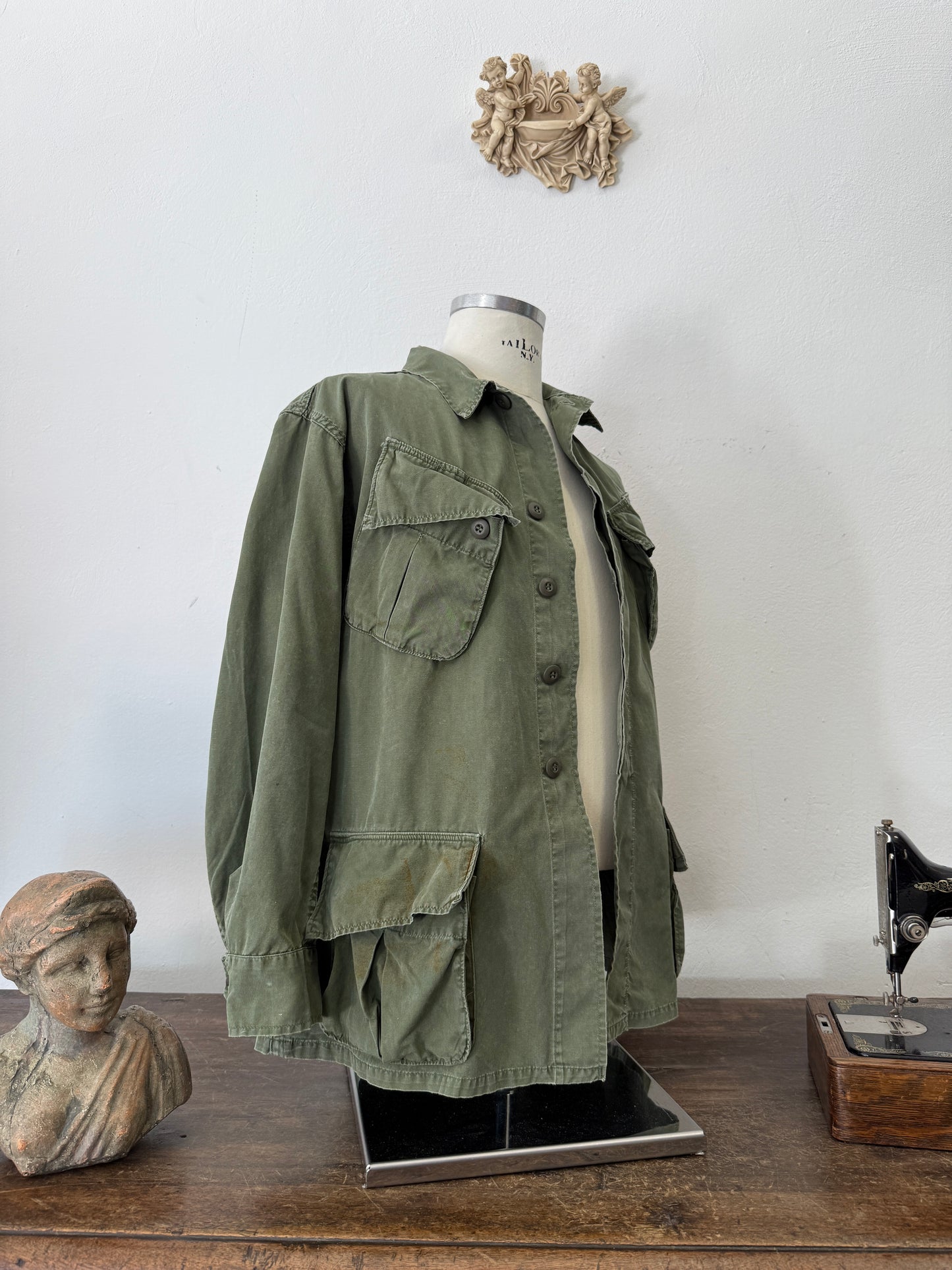 Vintage 60’s Jungle Jacket Popeline Us Army “M/L”