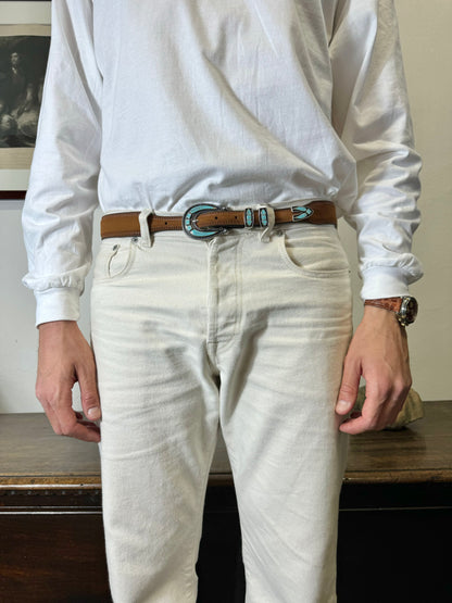 Western Suede Belt