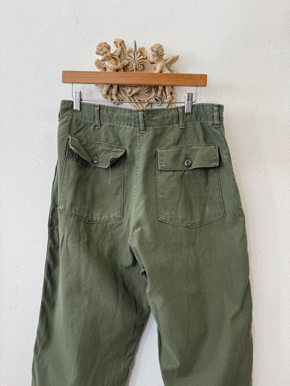 Vintage Og 107 Us Army Fatigue Pants “W32”