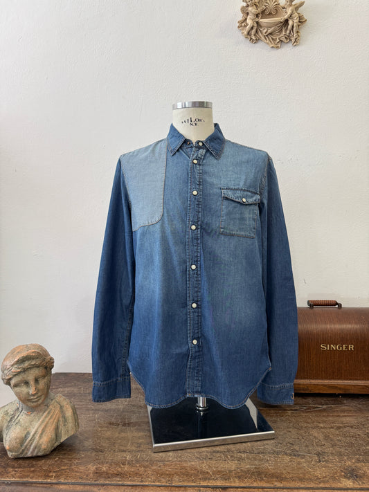 Western “Jeckerson” Denim Shirt - XS, S, M, L