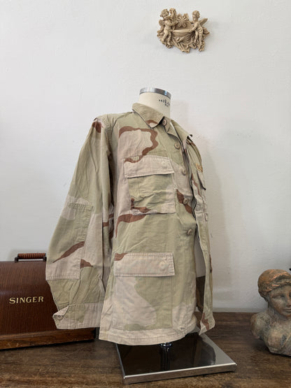 Vintage BDU Camo Jacket Ripstop US Army – L