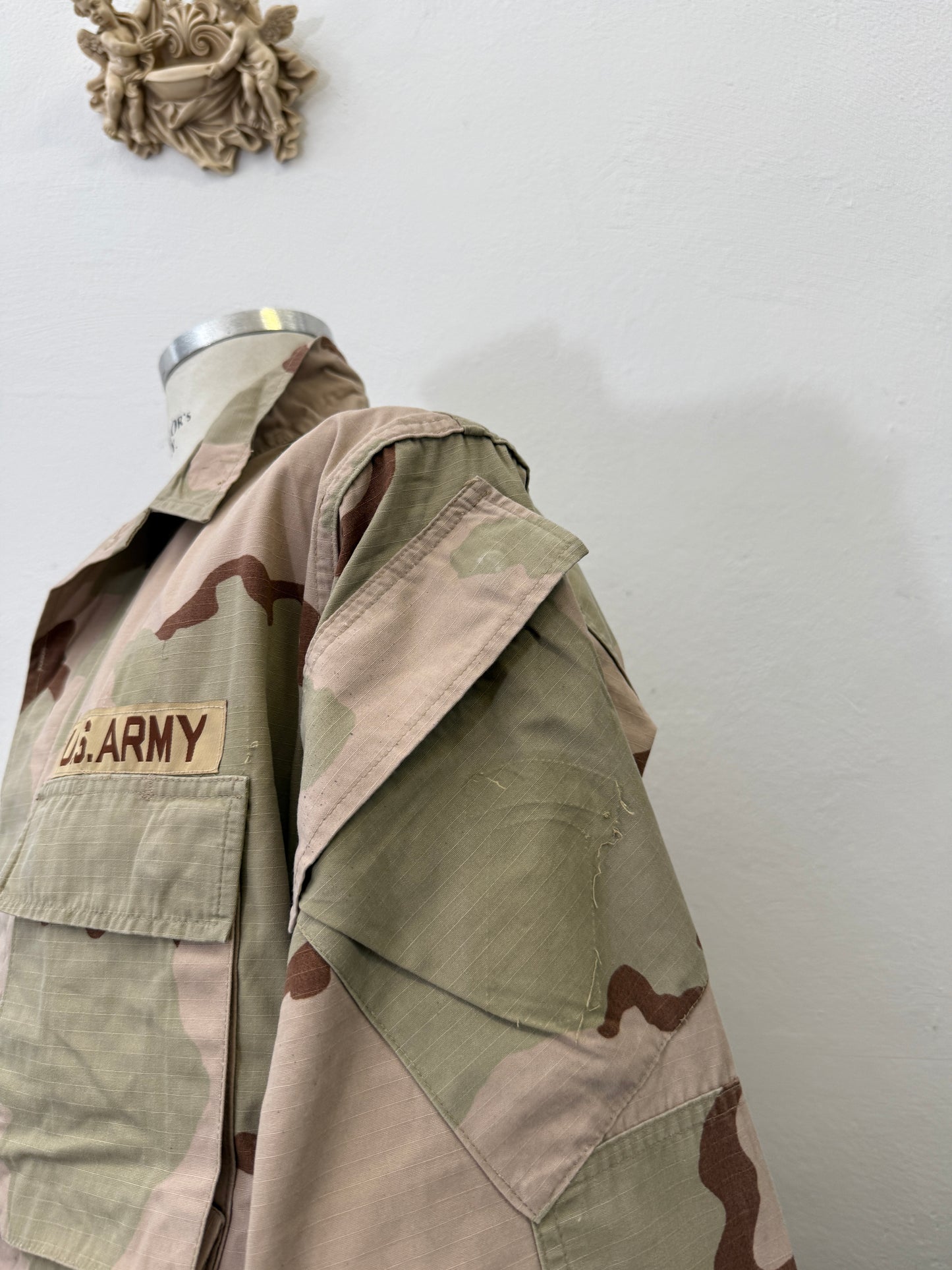 Vintage BDU Camo Jacket Ripstop US Army – L/XL