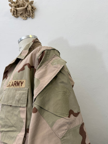 Vintage BDU Camo Jacket Ripstop US Army – L/XL