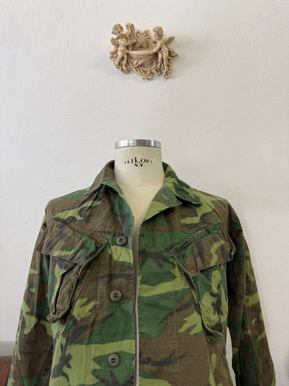 Vintage 60’s Ripstop Jungle Jacket ERDL Us Army “S/M”