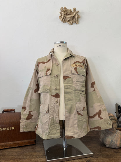 Vintage BDU Camo Jacket Ripstop US Army “S”