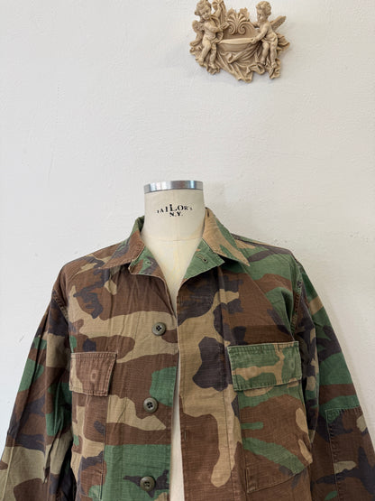 Vintage Ripstop Woodland Us Army Jacket “L/XL”