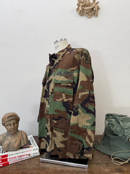Vintage Woodland Jacket Us Army “XL”