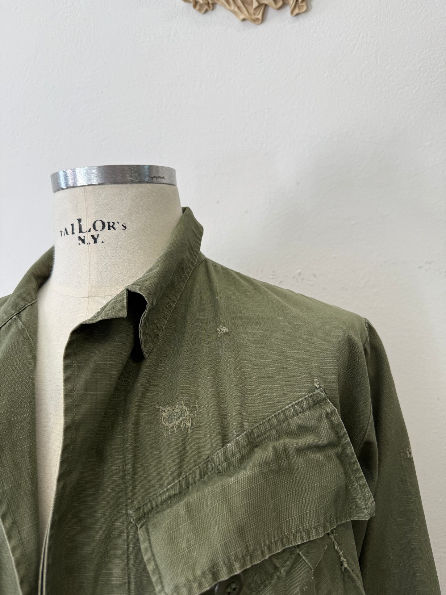 Vintage 60’s Jungle Jacket Rip Stop Us Army “M/L”