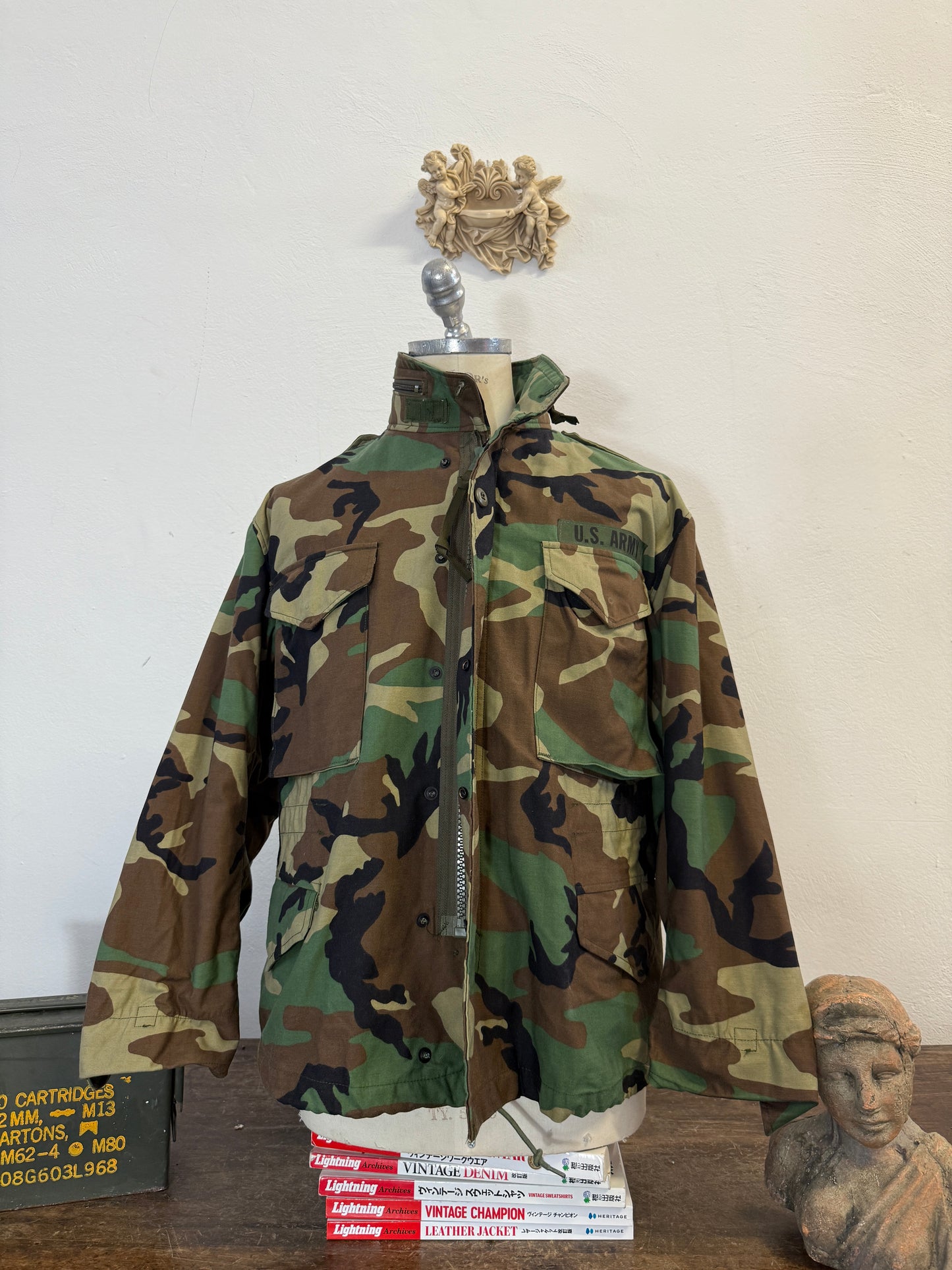 Vintage Woodland Field Jacket M65 Us Army “M”
