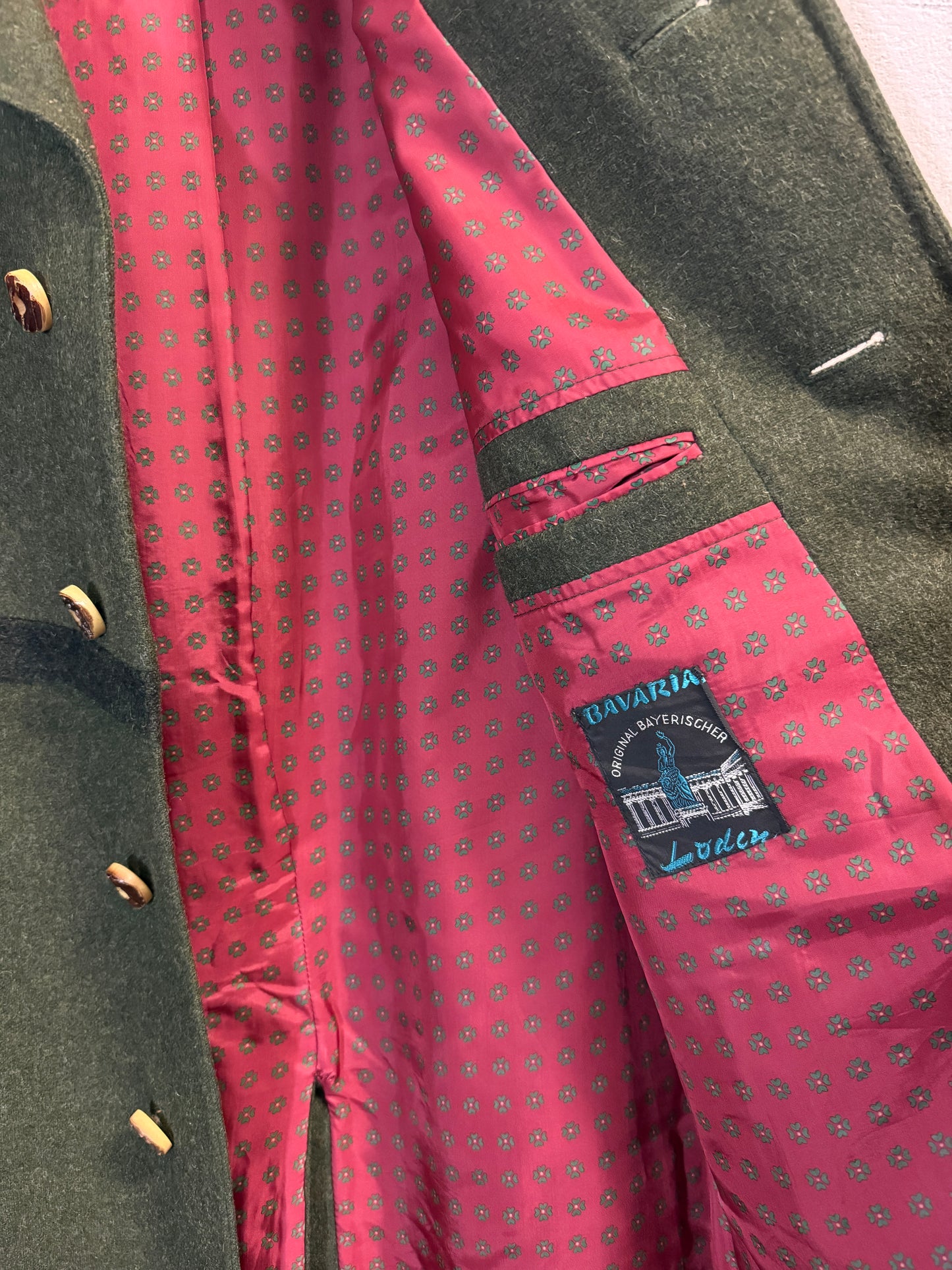 Vintage 80’s Loden Coat “XL”