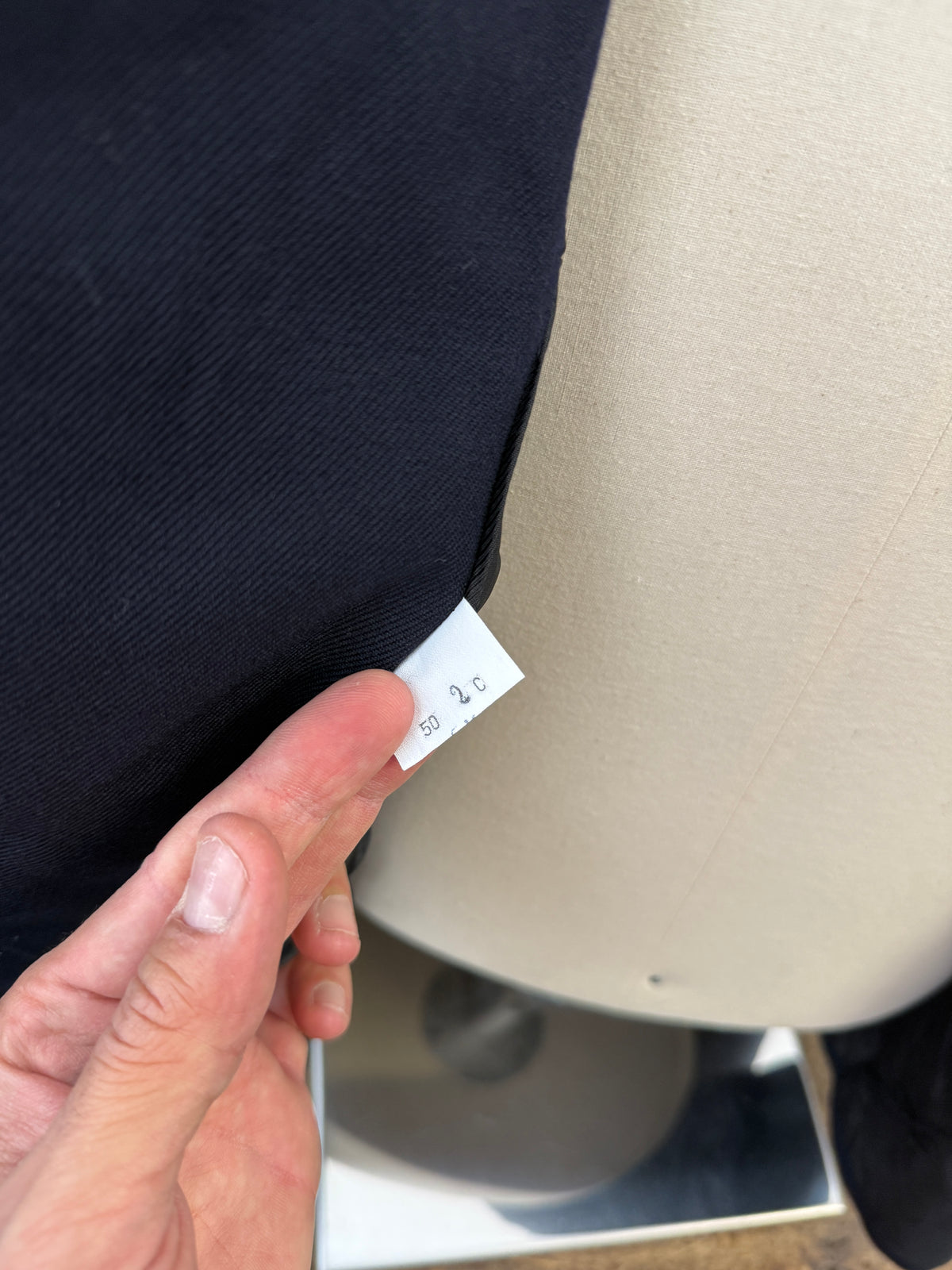 Vintage Italian Navy Double Breasted Jacket “S”