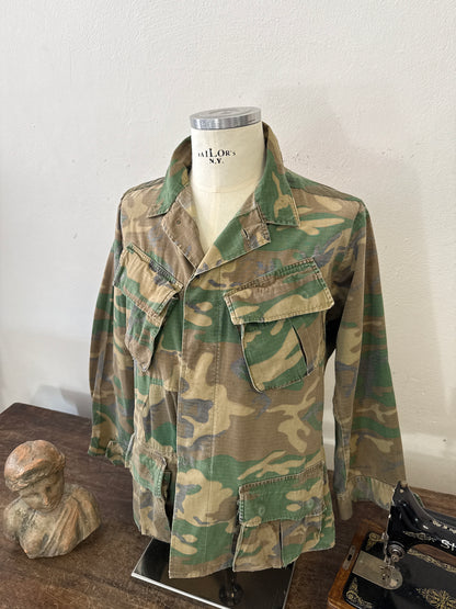 Vintage 60’s Jungle Jacket ERDL Ripstop “M”