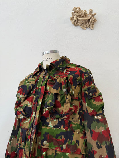 Vintage Swiss Army Camo Jacket M70 “L”