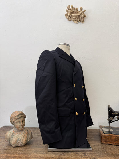 Vintage Italian Navy Double Breasted Jacket “S”