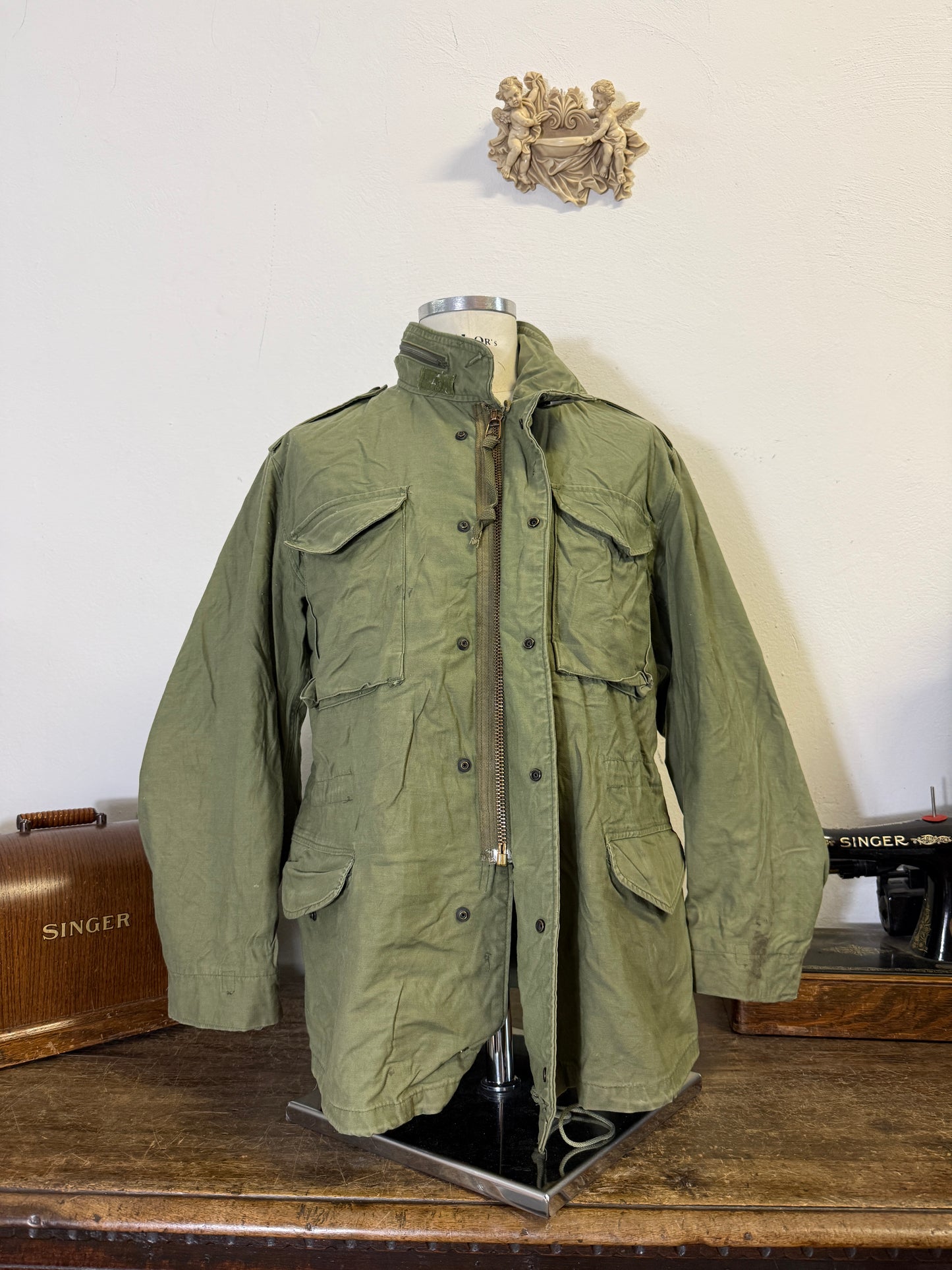 Vintage Field Jacket M65 Us Army “L”