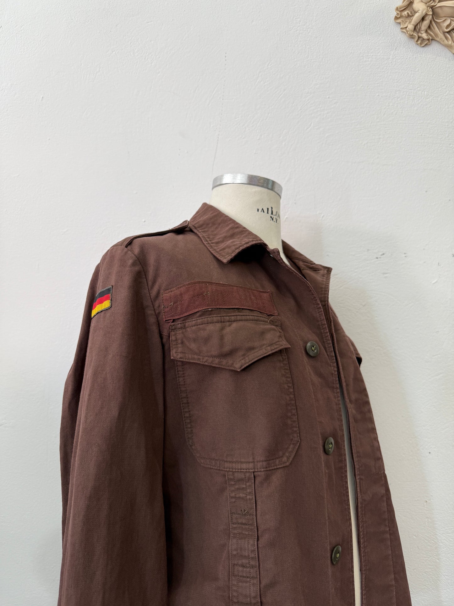 Vintage Moleskin German Army Jacket “S/M”