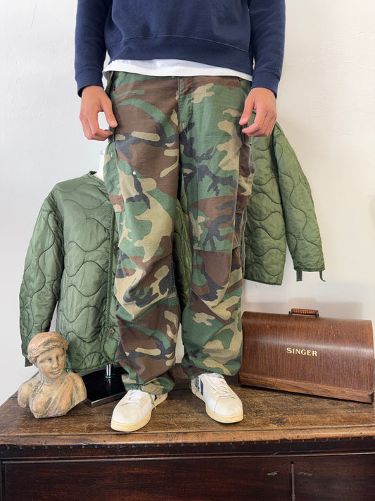 Vintage 80’s Woodland Cargo Pants M65 US Army “W34”
