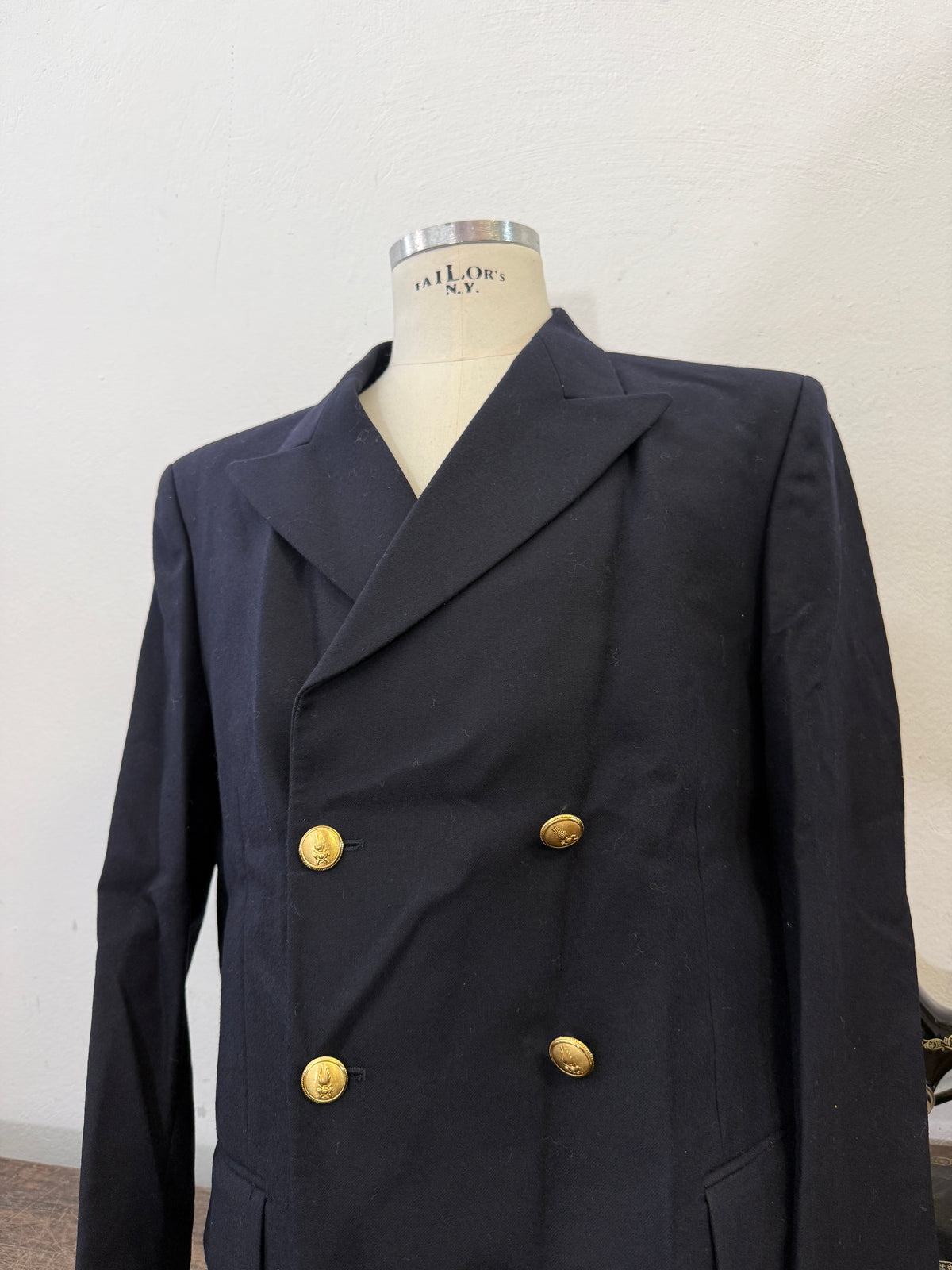 Vintage 90s Guardia di Finanza Double-Breasted Jacket “XL”