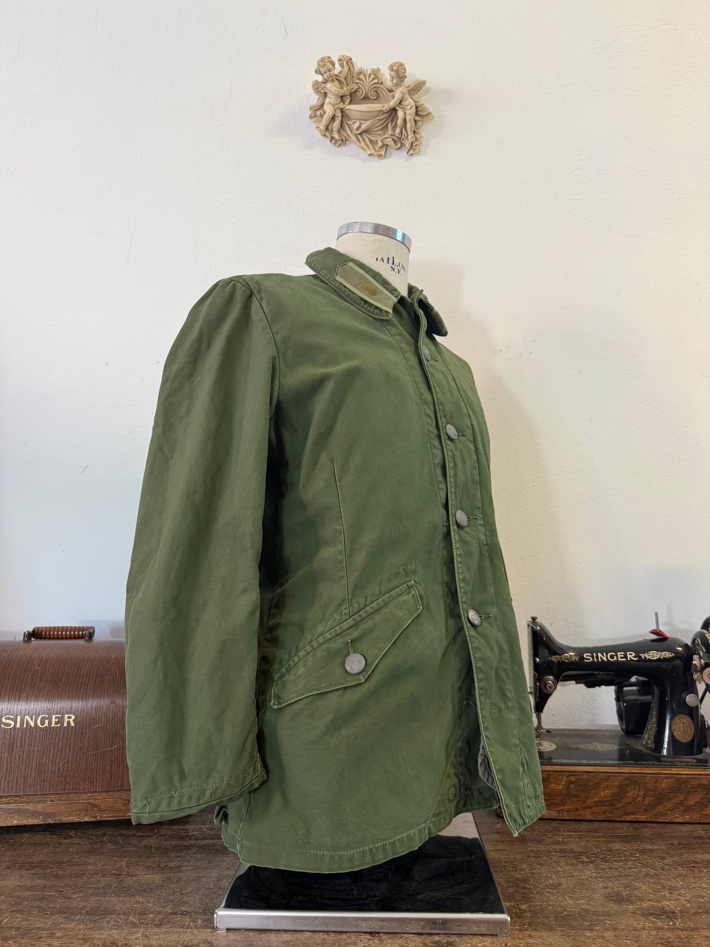 Vintage 70’s Swedish Army Jacket “M/L”