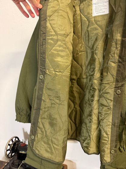 US OD M65 SHELL PARKA WITH LINER - REPRO “L”