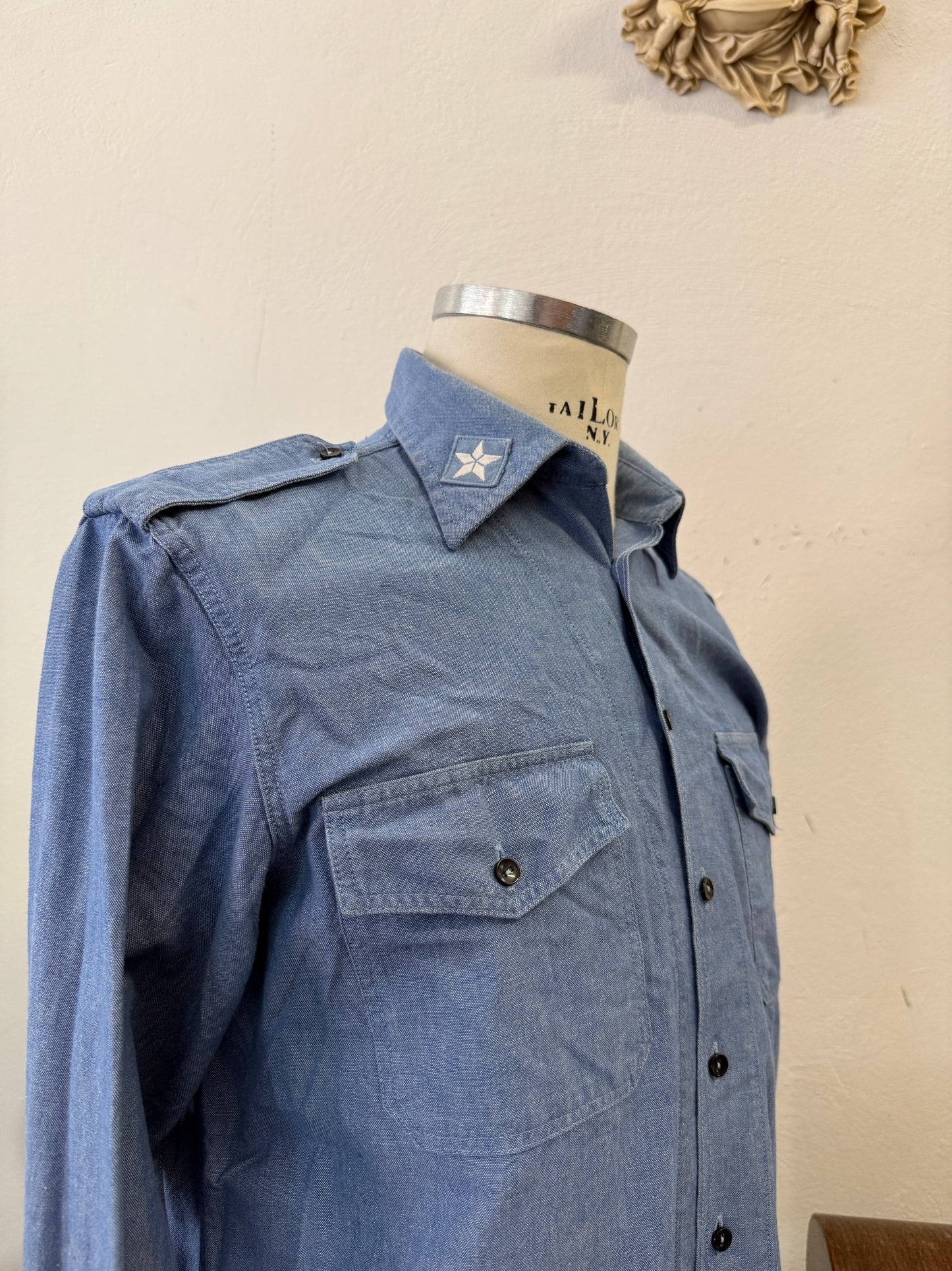 Vintage 90’s Italian Navy Shirt “M”