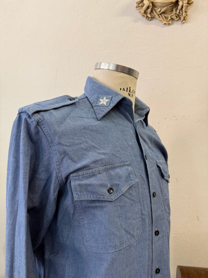 Vintage 90’s Italian Navy Shirt “M”