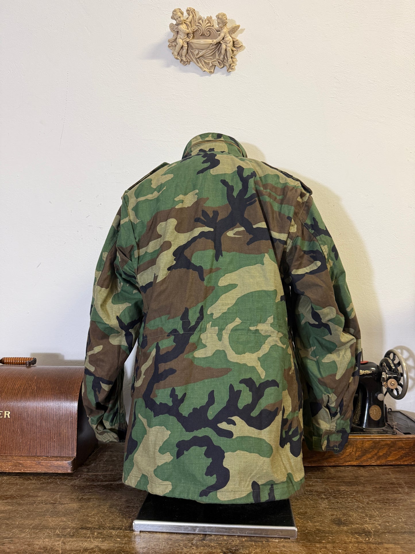 Vintage Woodland Field Jacket M65 Us Army “L”