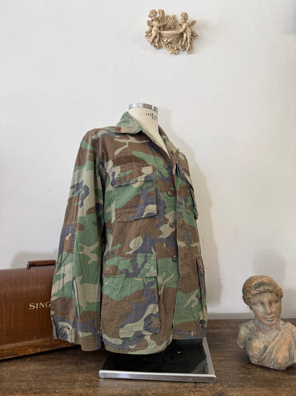 Vintage Ripstop Woodland Us Army Jacket “L”
