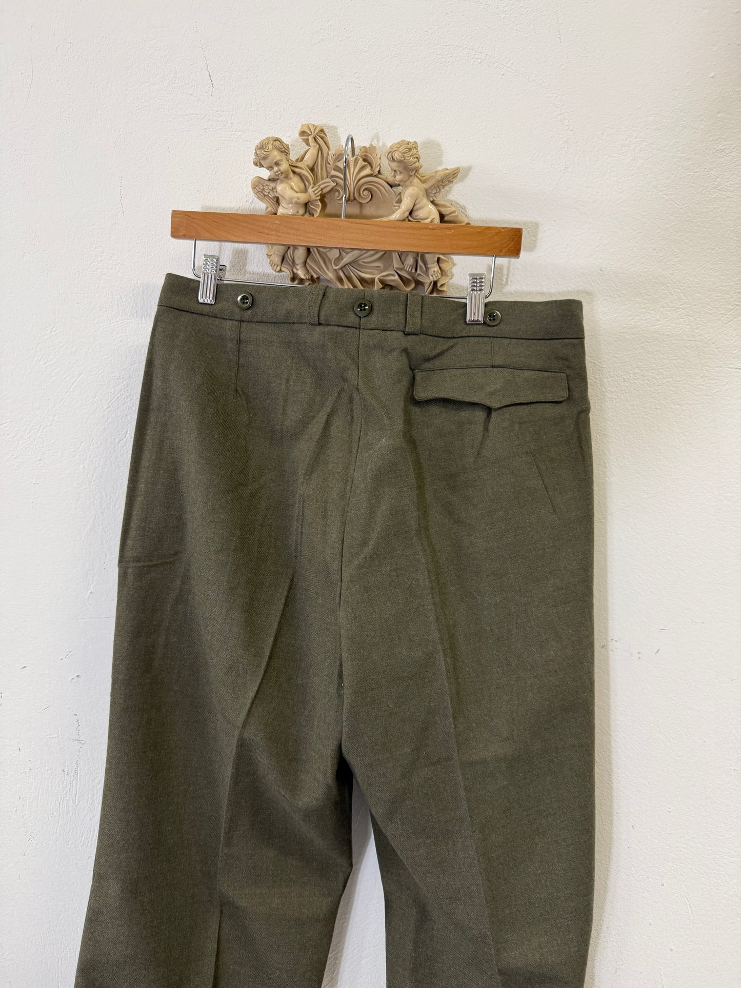 Vintage 70’s Belgian Army Wool Pants “W34”