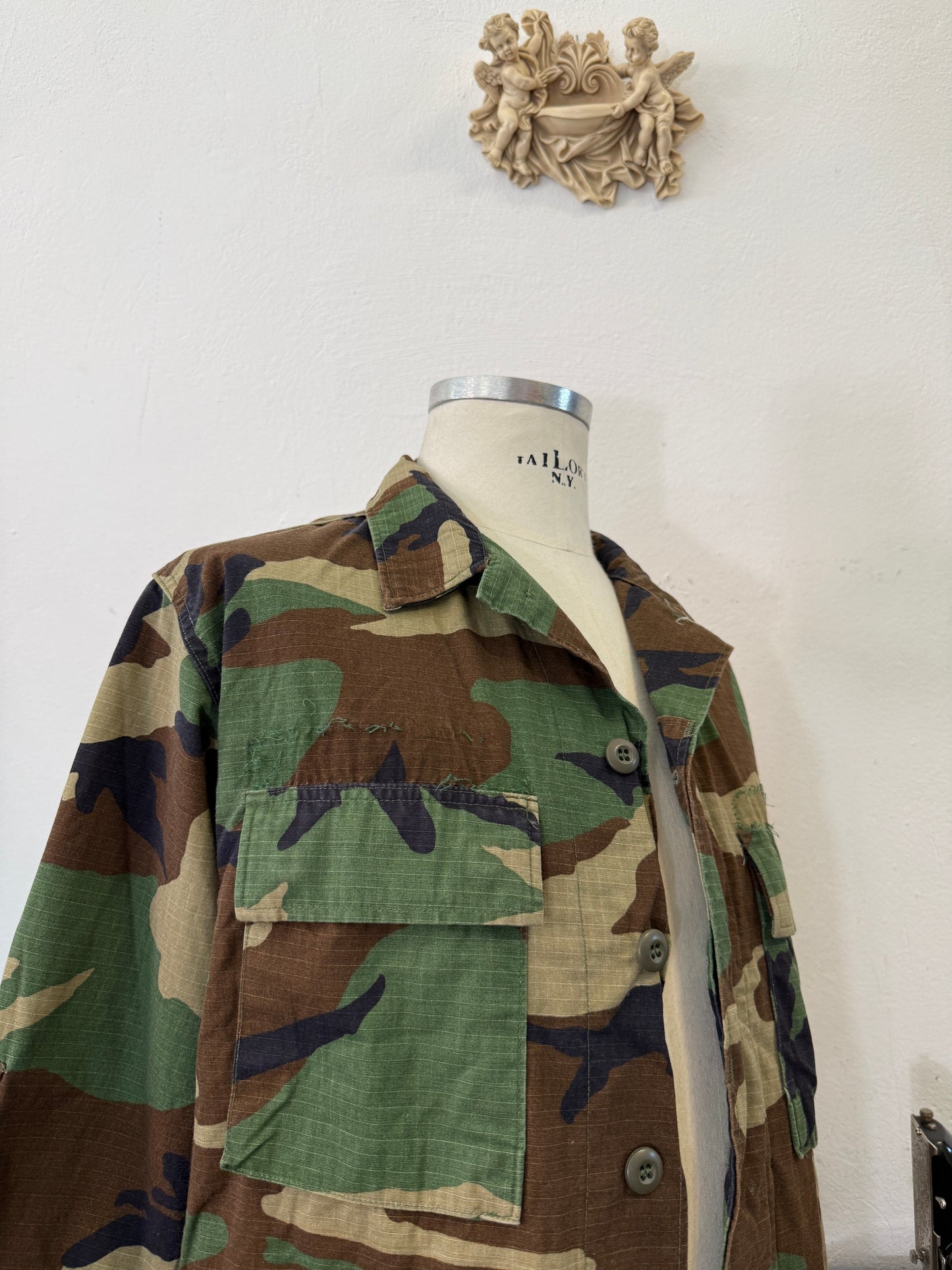 Vintage Ripstop Woodland Us Army Jacket “M”
