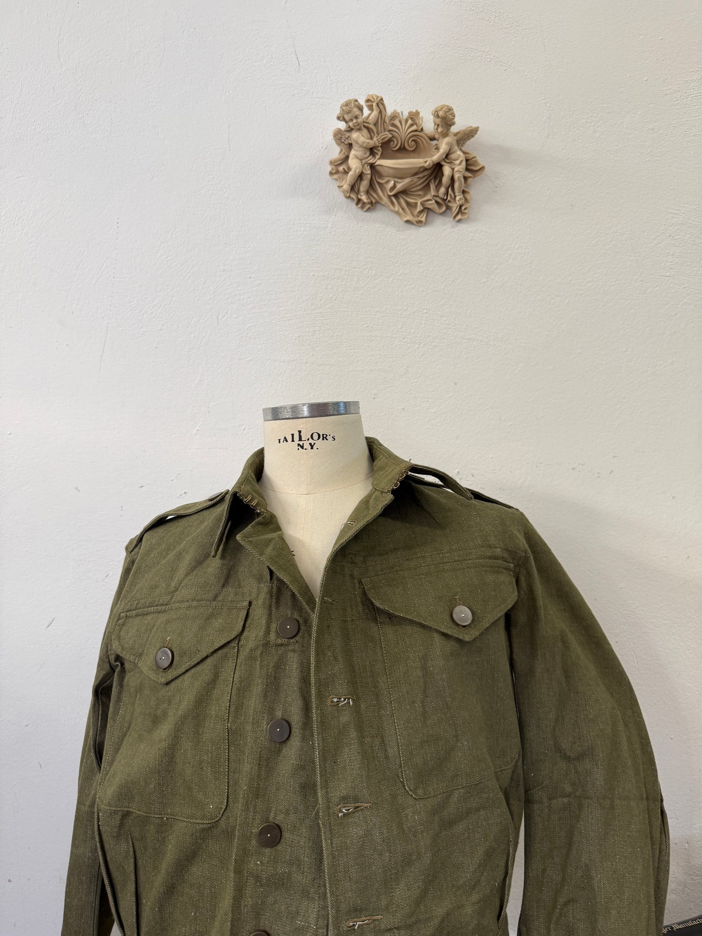 Vintage 50’s Selvedge British Army Jacket “S”