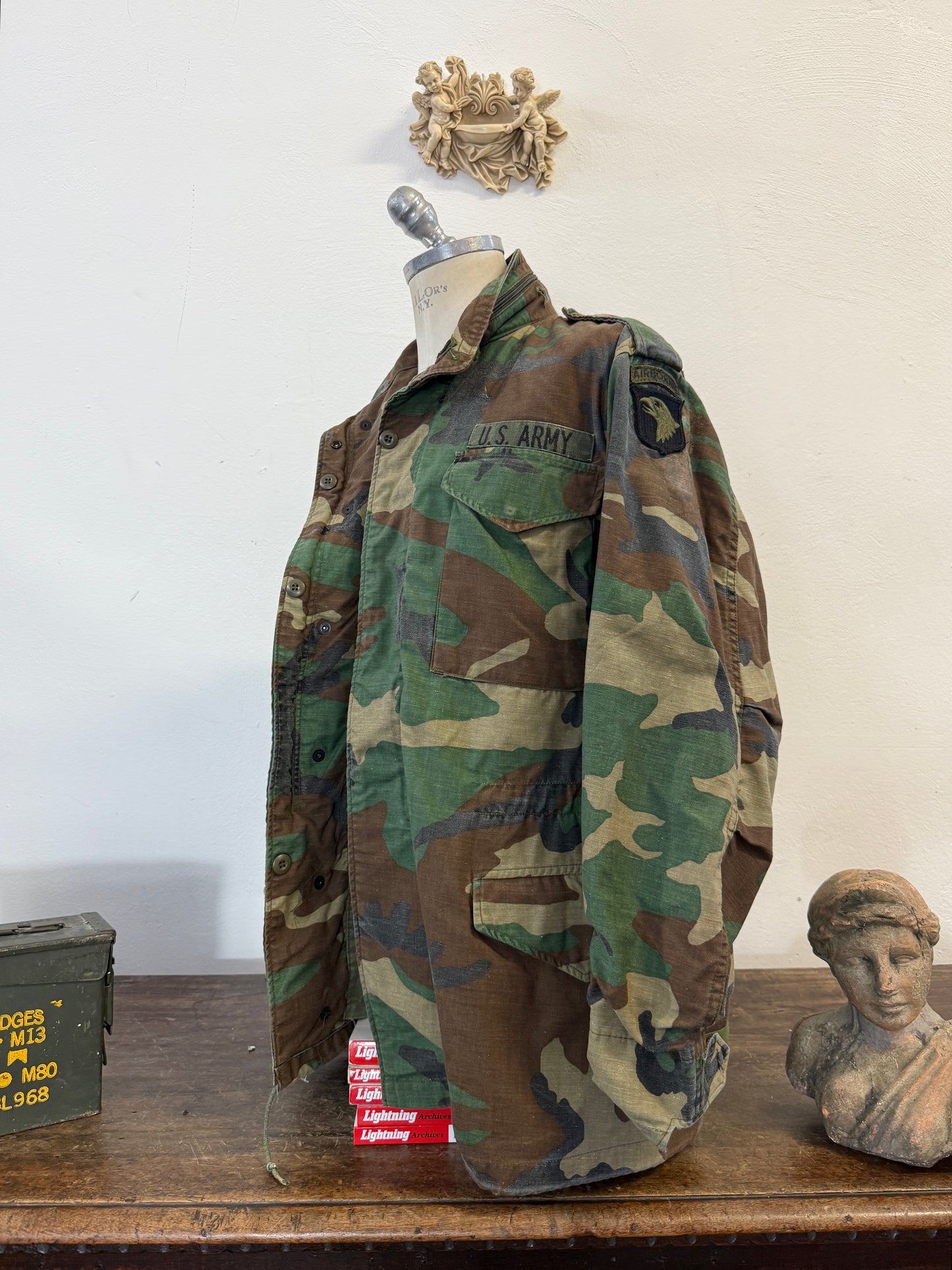 Vintage Woodland Field Jacket M65 Us Army “L/XL”