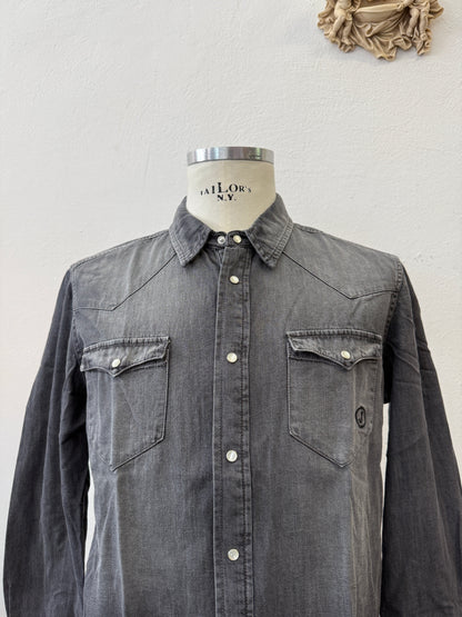 Western “Jeckerson” Denim Shirt - S, M, L, XL, XXL