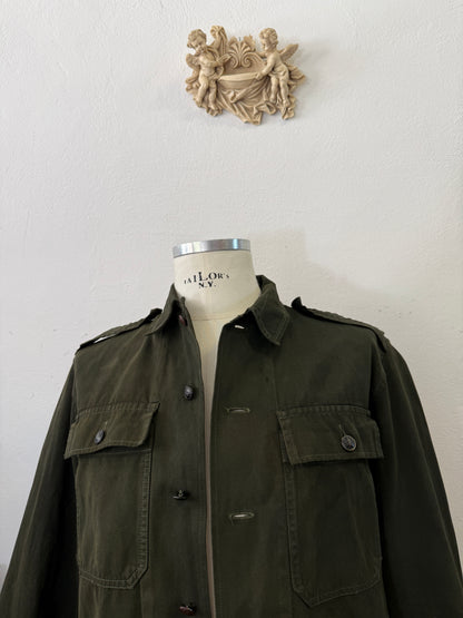 Vintage 80’s Faded Hungarian Army Shirt “S/M”