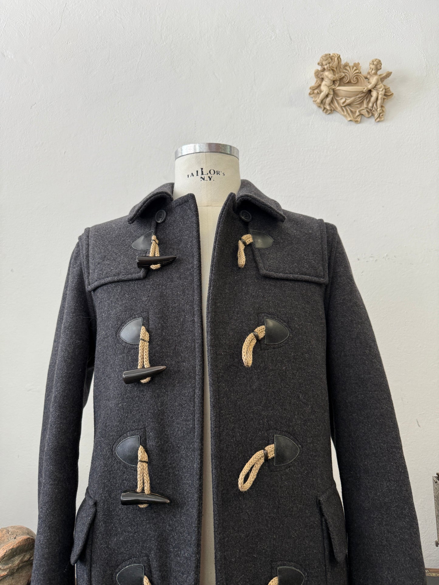 Vintage Wool Coat Made in Italy “M”
