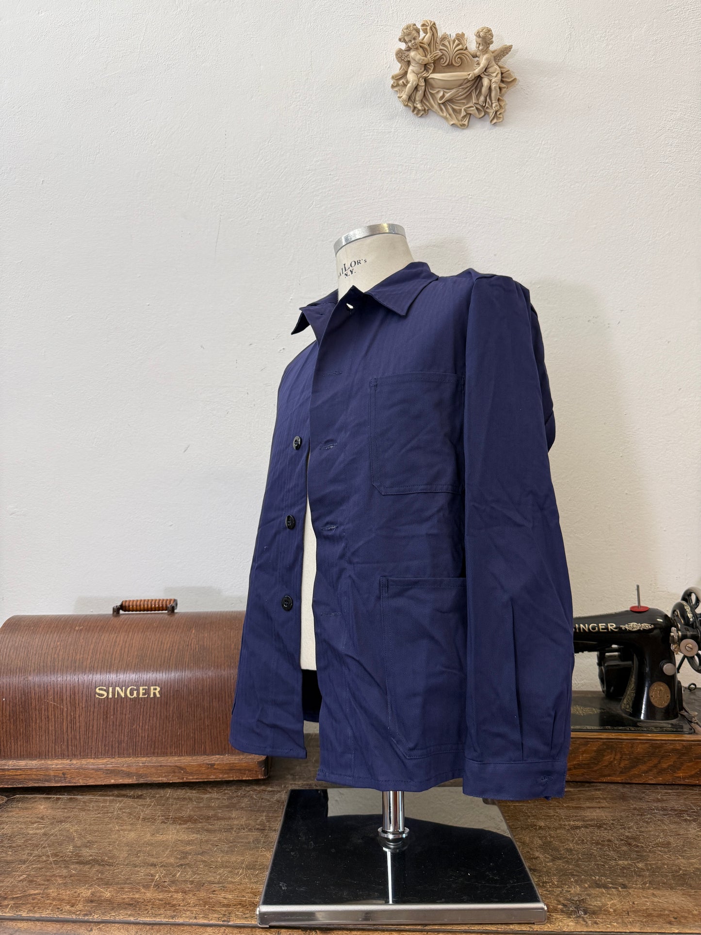 Deadstock 90’s German Army Work Jacket HBT “S/M”