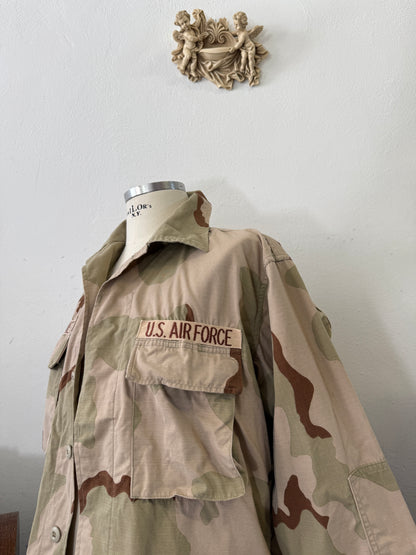 Vintage BDU Camo Jacket Ripstop US Army – L/XL