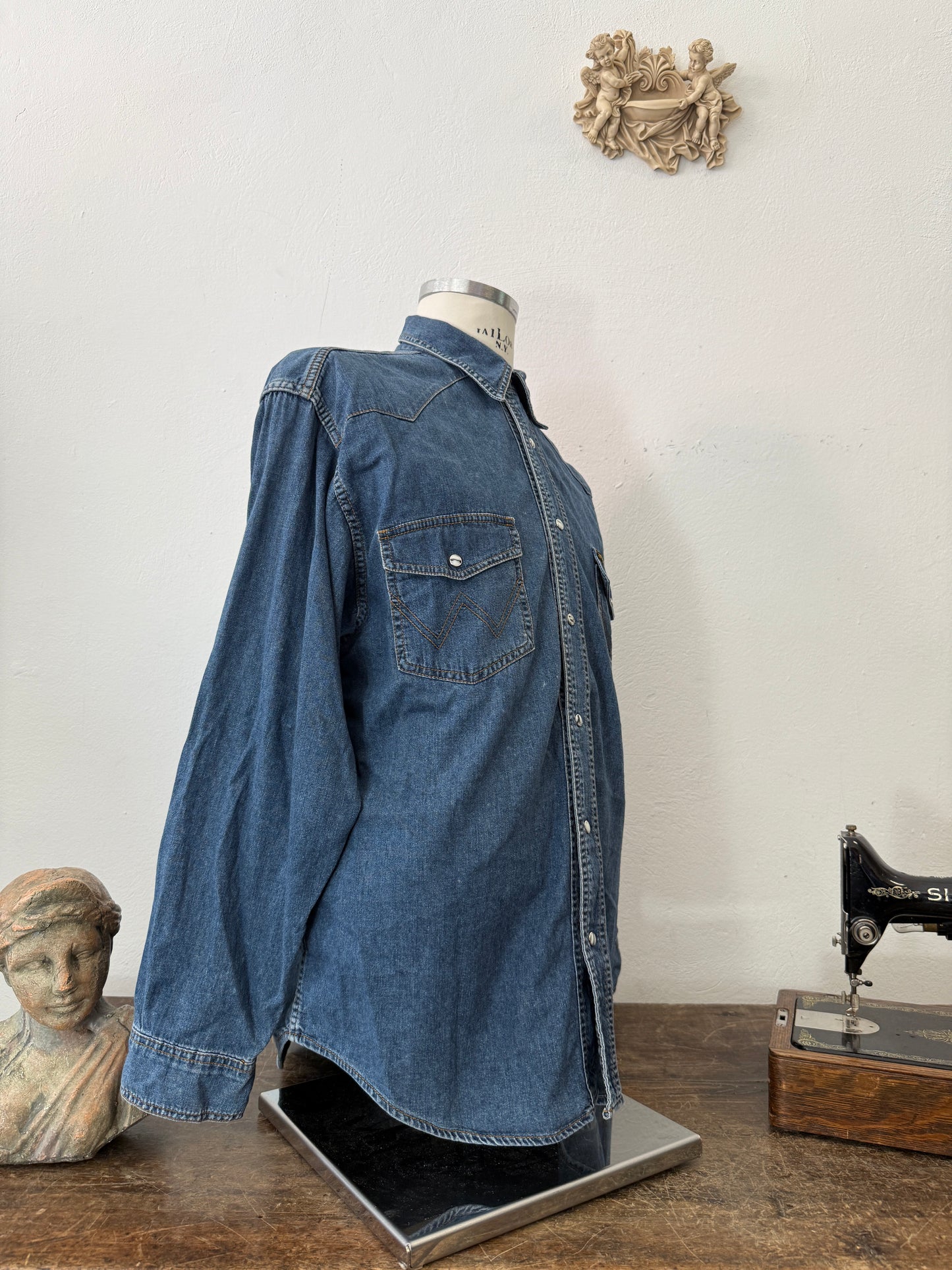 Vintage Wrangler Denim Shirt “L/XL”