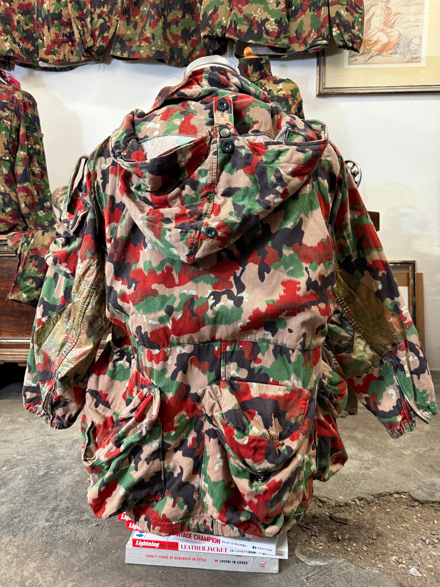 Vintage Swiss Army Camo Jacket M70 “L”