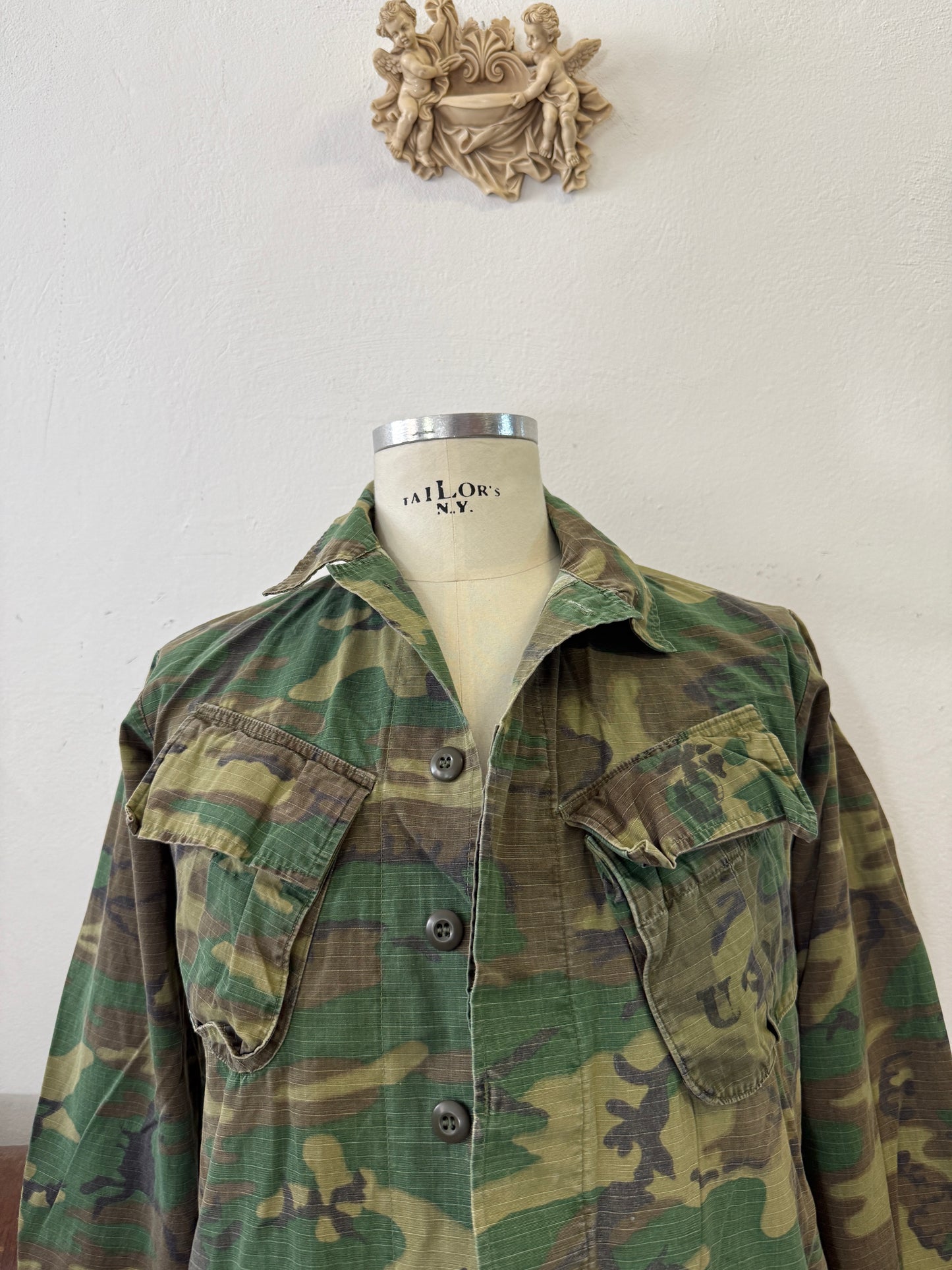 Vintage 60’s Ripstop Jungle Jacket ERDL Us Army “S/M”