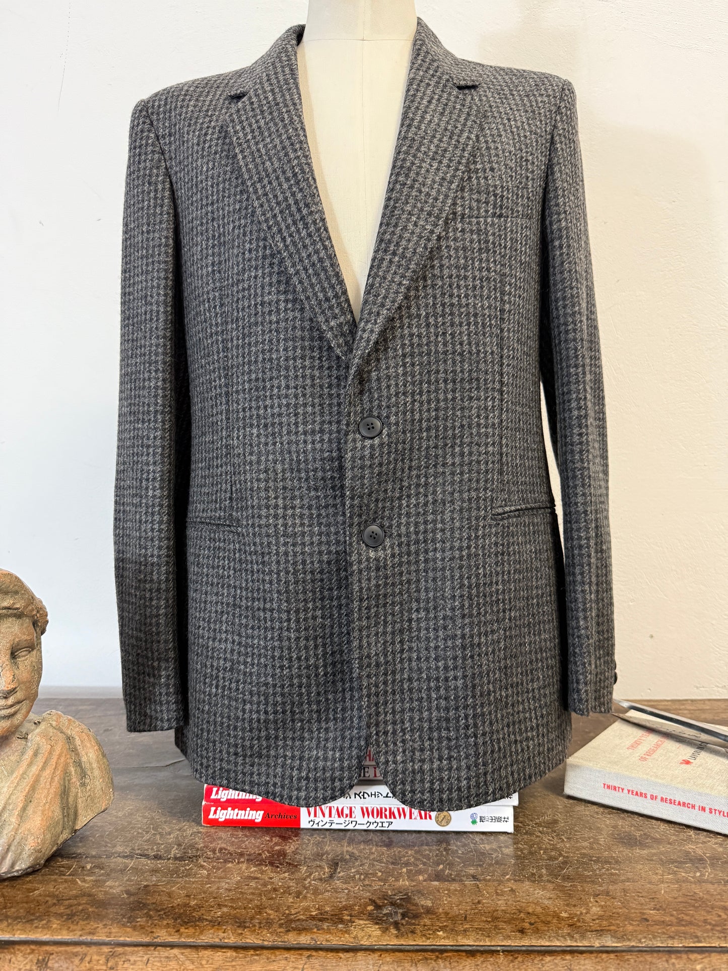 Vintage Blazer Pied de Poule “L”