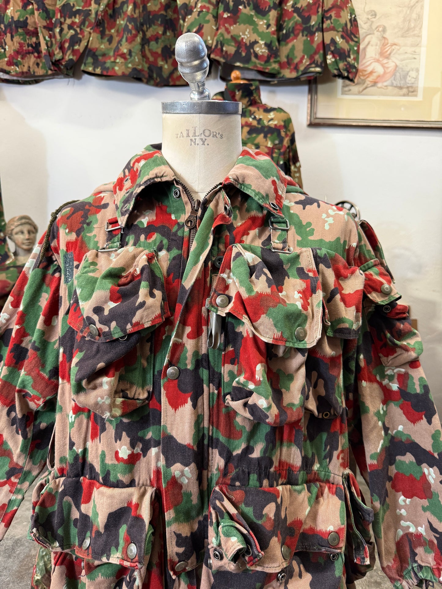 Vintage Swiss Army Camo Jacket M70 “L”