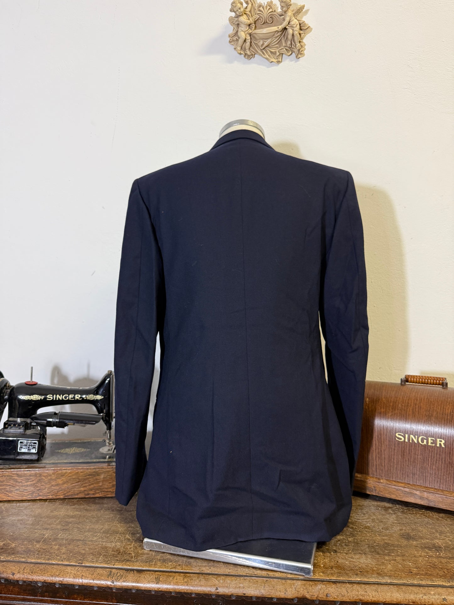 Vintage 90’s Italian Navy Double Breasted Jacket “XL”