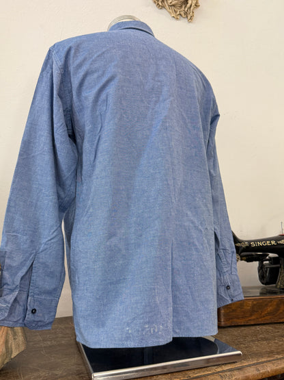 Vintage 80’s Italian Navy Shirt “L”