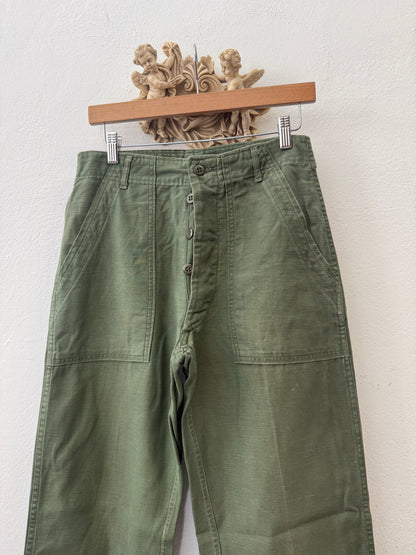 Vintage Og 107 Us Army Fatigue Pants “W29”