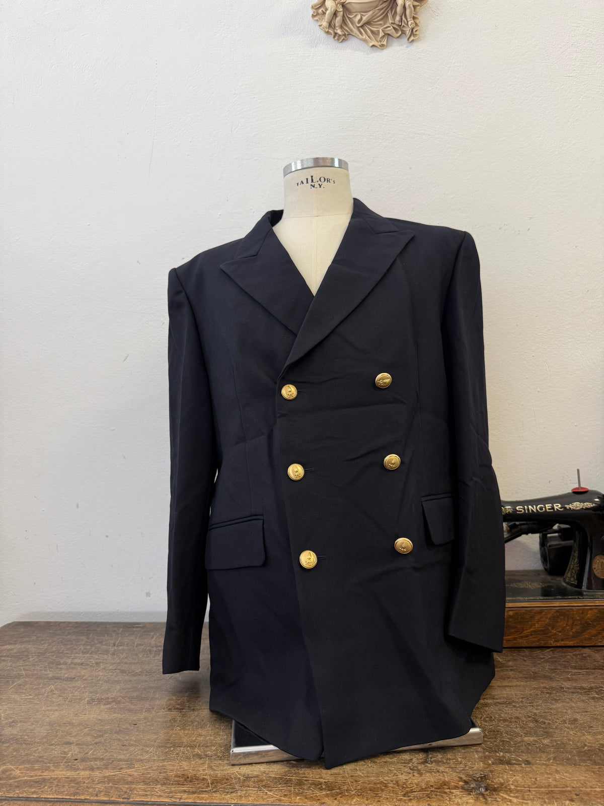 Vintage 90s Guardia di Finanza Double-Breasted Jacket “XL”