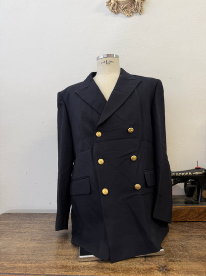 Vintage 90s Guardia di Finanza Double-Breasted Jacket “XL”