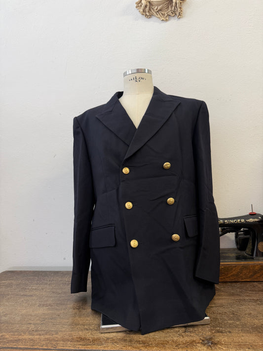 Vintage 90s Guardia di Finanza Double-Breasted Jacket “XL”