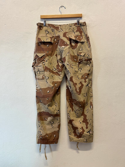 Vintage Desert Chocolate Cargo Pants Us Army “W33”